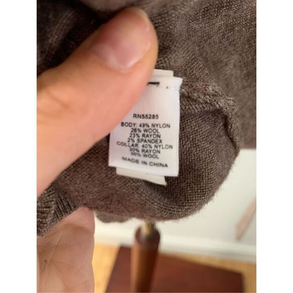 Express brown sweater dress size small turtle neck - Picture 5 of 5